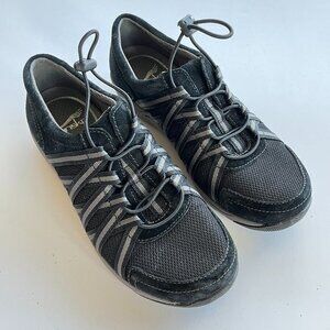 Dansko Honor Sneaker Black Suede Shoes Womens Size 36 US Size 5.5 6 Athl…‎